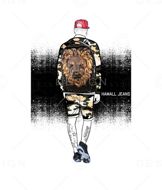 人物印花华亿平台图片