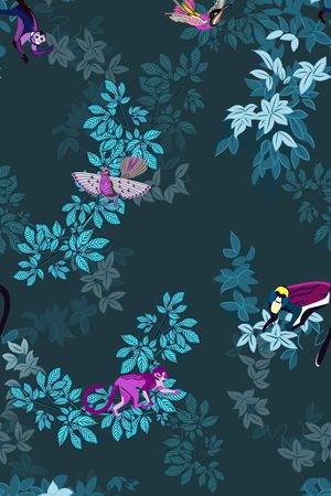 鸟印花华亿平台图片