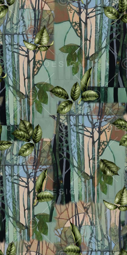 抽象印花华亿平台图片