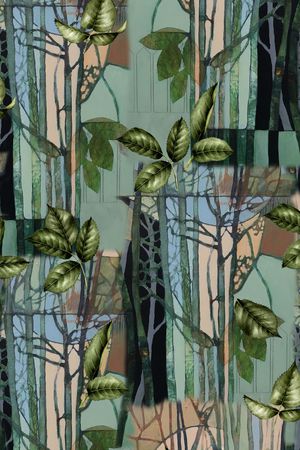 抽象印花华亿平台图片