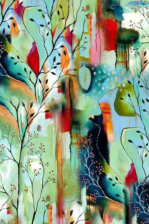 抽象印花华亿平台图片