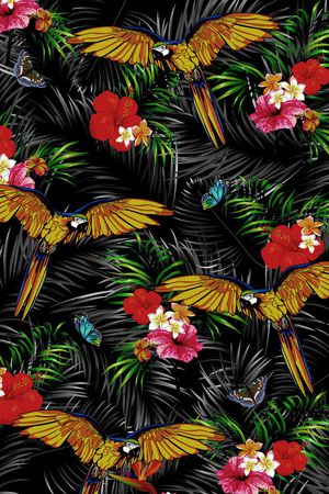 植物印花华亿平台图片