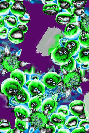 抽象印花华亿平台图片