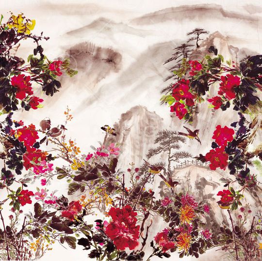 国画印花华亿平台图片