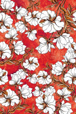 小碎花印花华亿平台图片