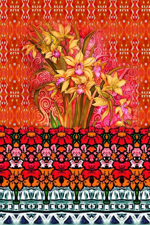 民族风印花华亿平台图片