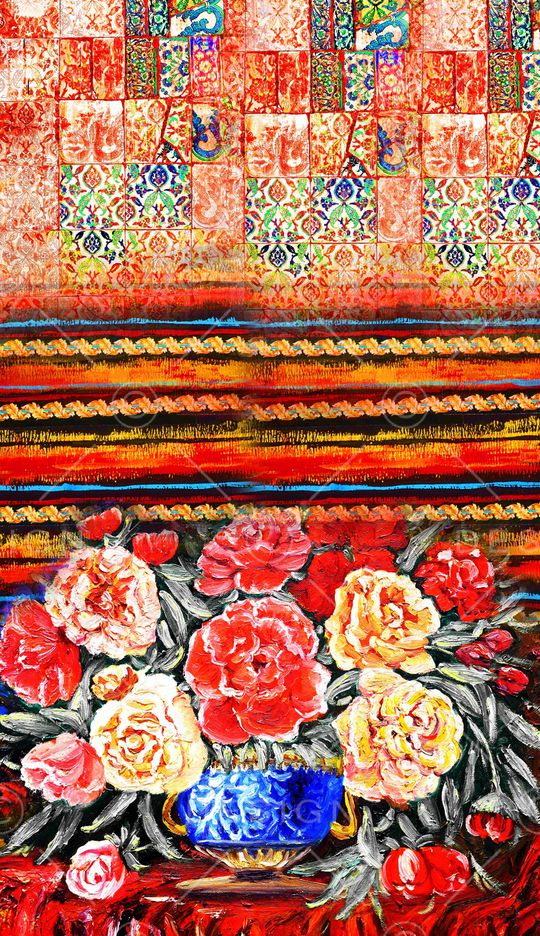 民族风印花华亿平台图片