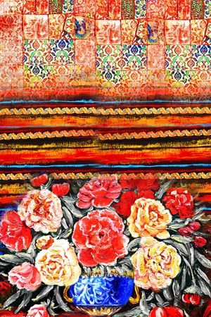 民族风印花华亿平台图片