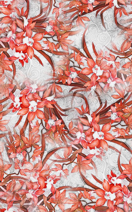 小碎花印花华亿平台图片