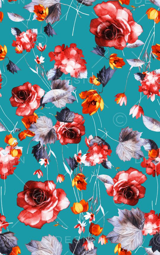 小碎花印花华亿平台图片