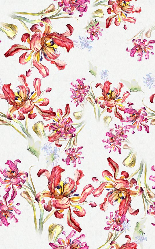 小碎花印花华亿平台图片