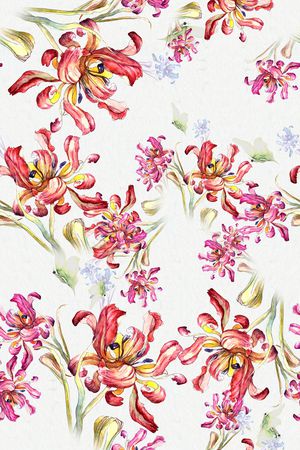 小碎花印花华亿平台图片