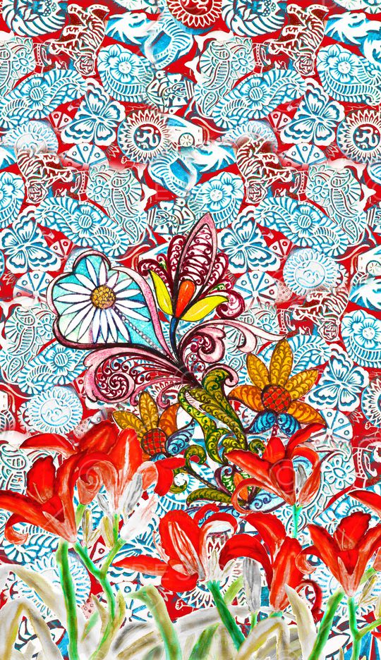 民族风印花华亿平台图片