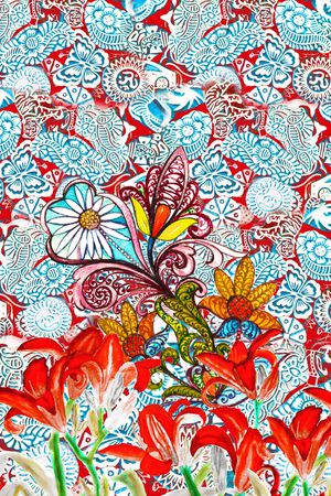 民族风印花华亿平台图片