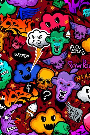 卡通印花华亿平台图片