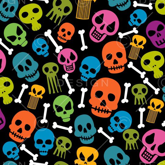 骷髅印花华亿平台图片