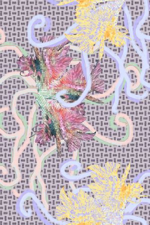 条纹印花华亿平台图片