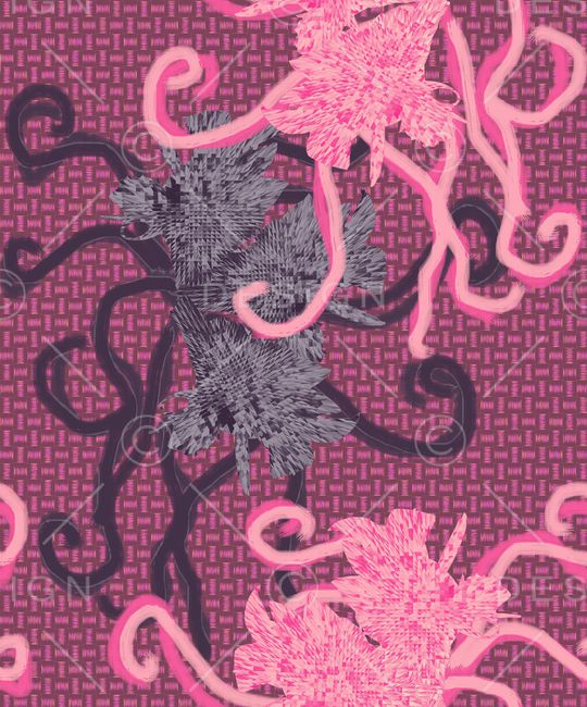 条纹印花华亿平台图片