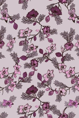 小碎花印花华亿平台图片