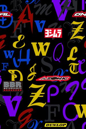 字母印花华亿平台图片