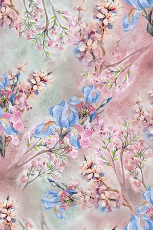 植物印花华亿平台图片