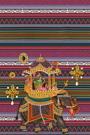 民族风印花华亿平台图片