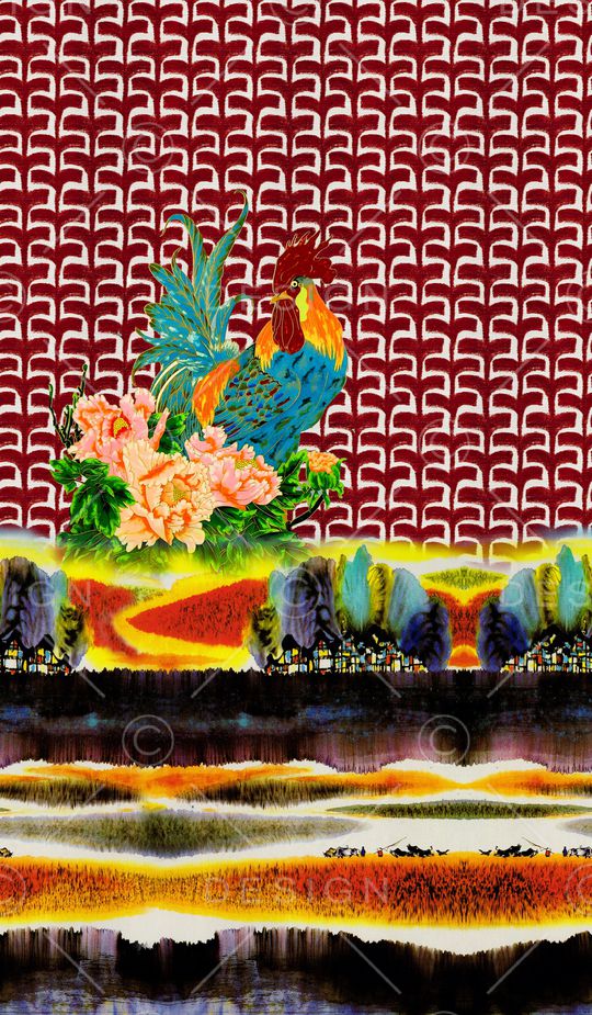 民族风印花华亿平台图片