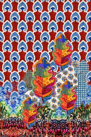 民族风印花华亿平台图片