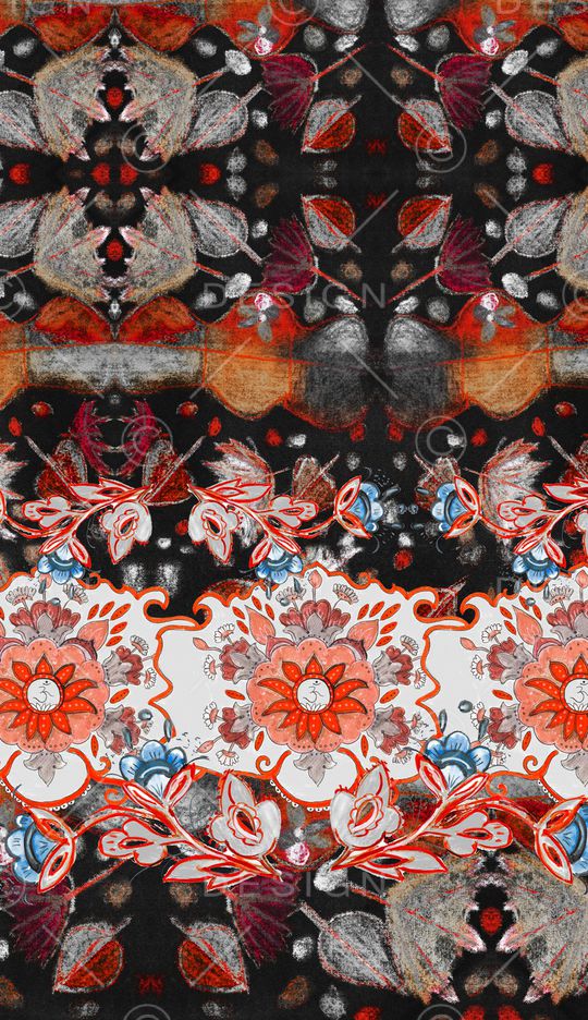 民族风印花华亿平台图片