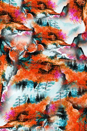 肌理印花华亿平台图片