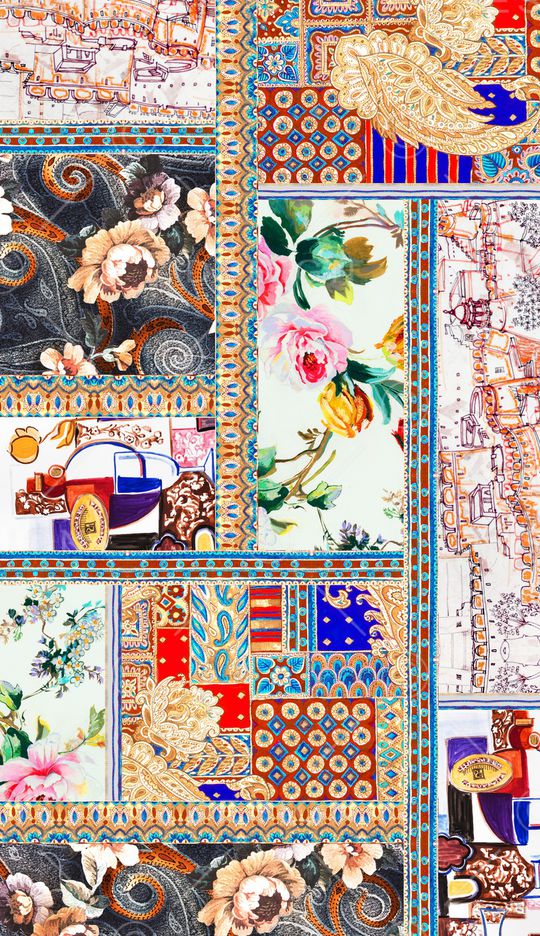 民族风印花华亿平台图片