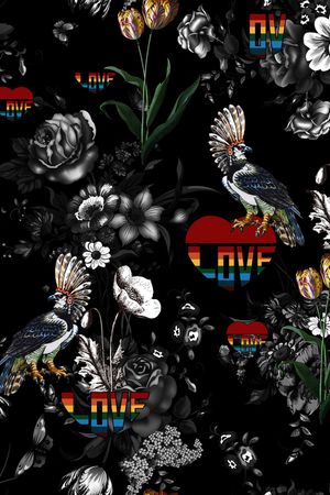 抽象印花华亿平台图片