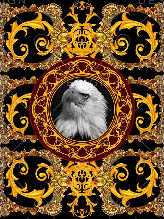 古典花纹印花华亿平台图片