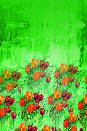 抽象花卉印花华亿平台图片