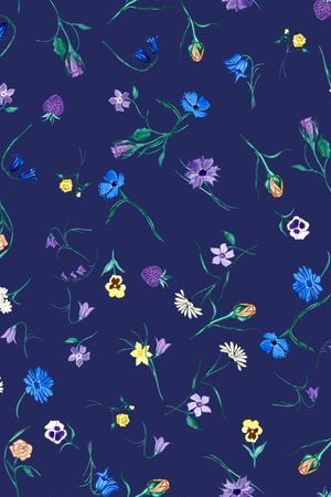 小碎花印花华亿平台图片