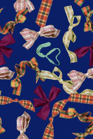 蝴蝶结印花华亿平台图片