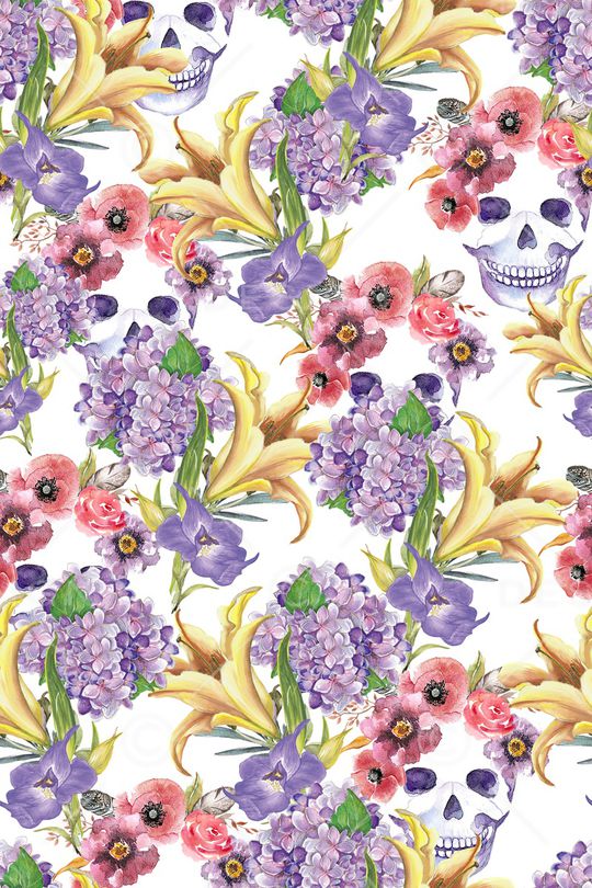 骷髅印花华亿平台图片