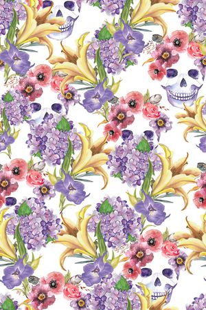 骷髅印花华亿平台图片