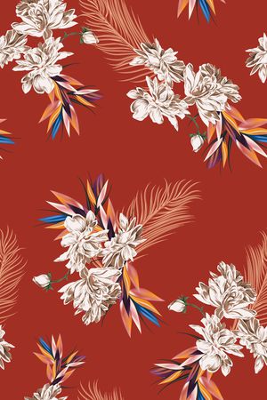 植物印花华亿平台图片