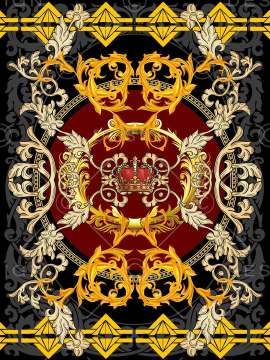 大牌风印花华亿平台图片