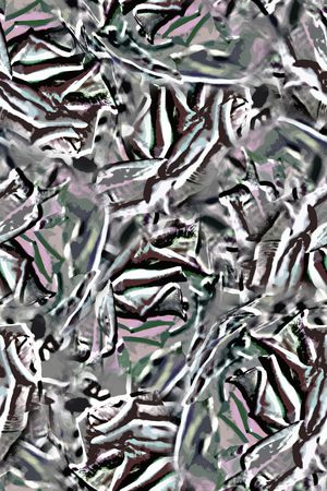 抽象花卉印花华亿平台图片