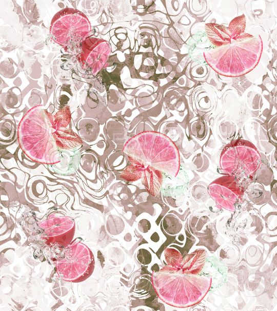 春夏华亿平台印花华亿平台图片