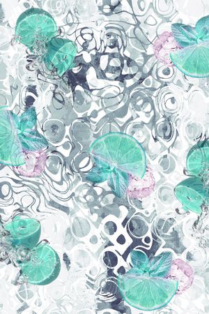 春夏华亿平台印花华亿平台图片