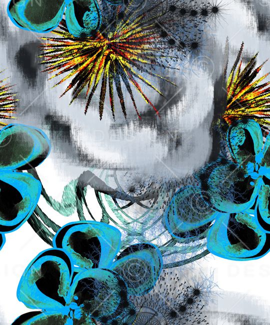 条纹印花华亿平台图片