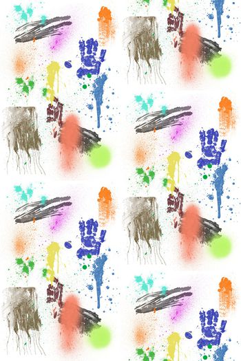 涂鸦印花华亿平台图片