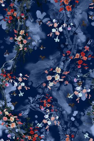 MAX-女装花卉印花华亿平台图片