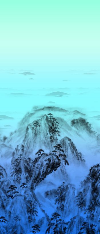 风景定位印花华亿平台图片