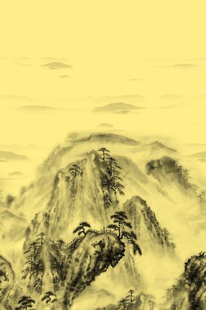 风景定位印花华亿平台图片