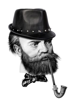 人物印花华亿平台图片