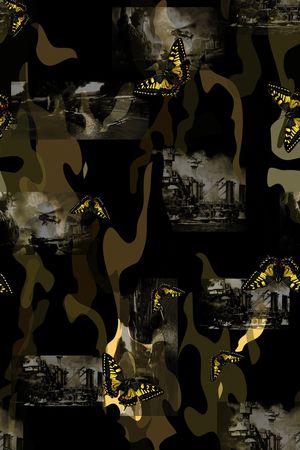 抽象印花华亿平台图片